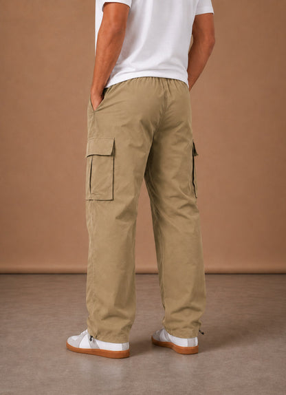 Relaxed Fit Twill Cargo Pants