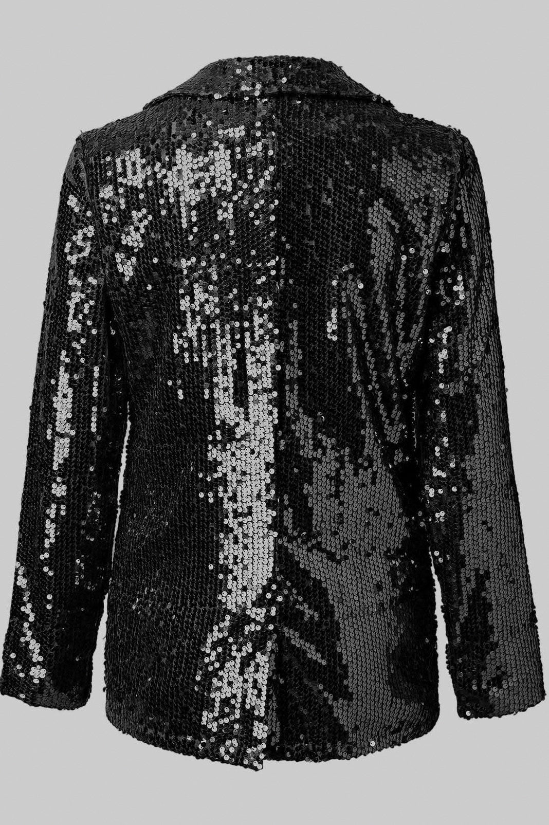 Sequin Long Sleeve Blazer
