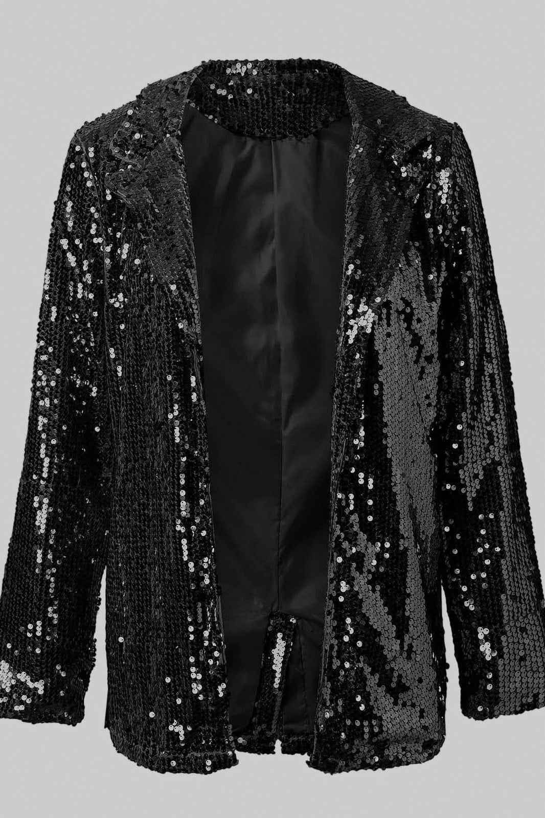 Sequin Long Sleeve Blazer