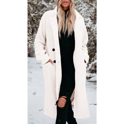 Sherpa Button Front Midi Coat