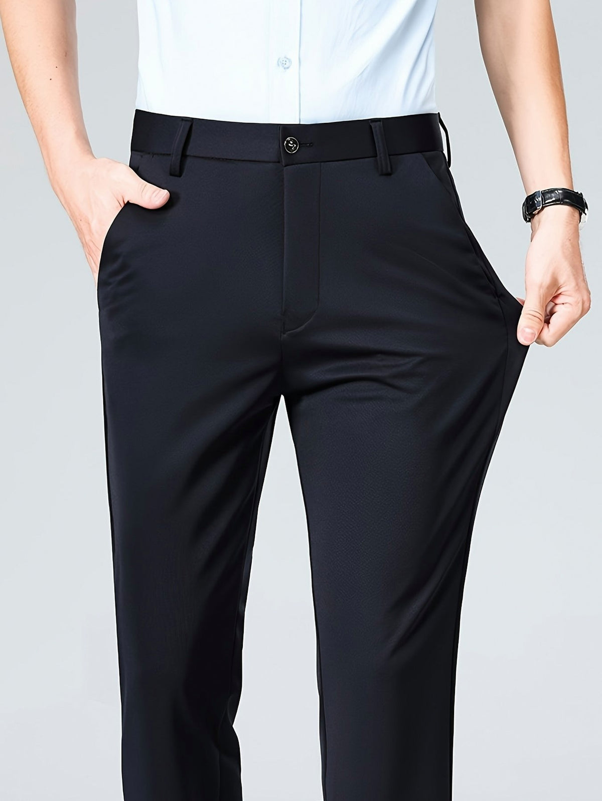 Tailored Straight Leg Dress Pants
