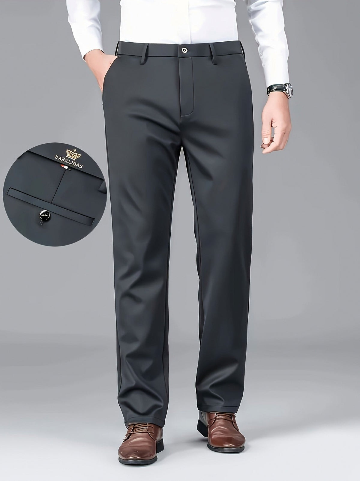Tailored Straight Leg Dress Pants