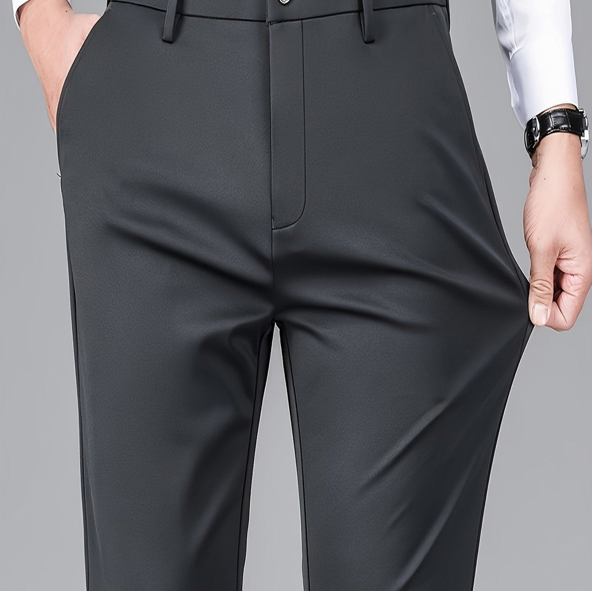 Tailored Straight Leg Dress Pants