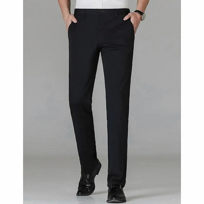 Slim Fit Flat Front Dress Pants