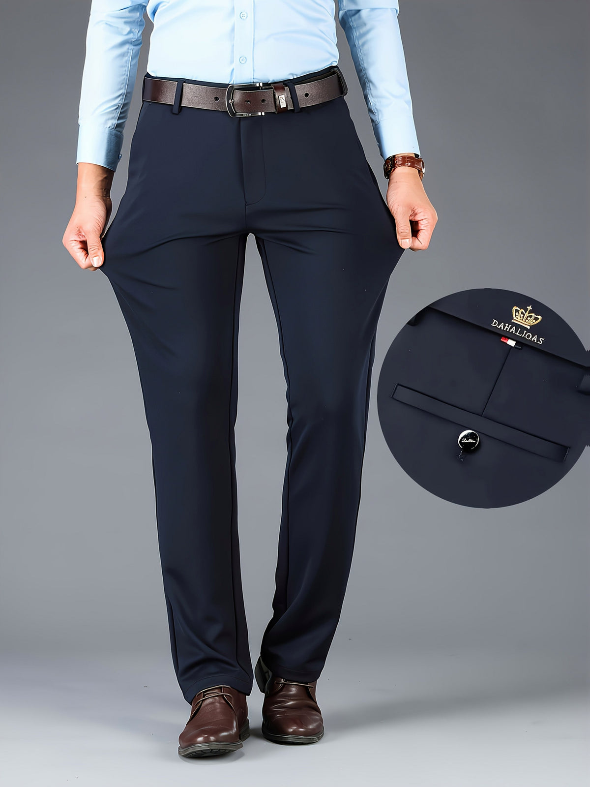 Tailored Straight Leg Dress Pants