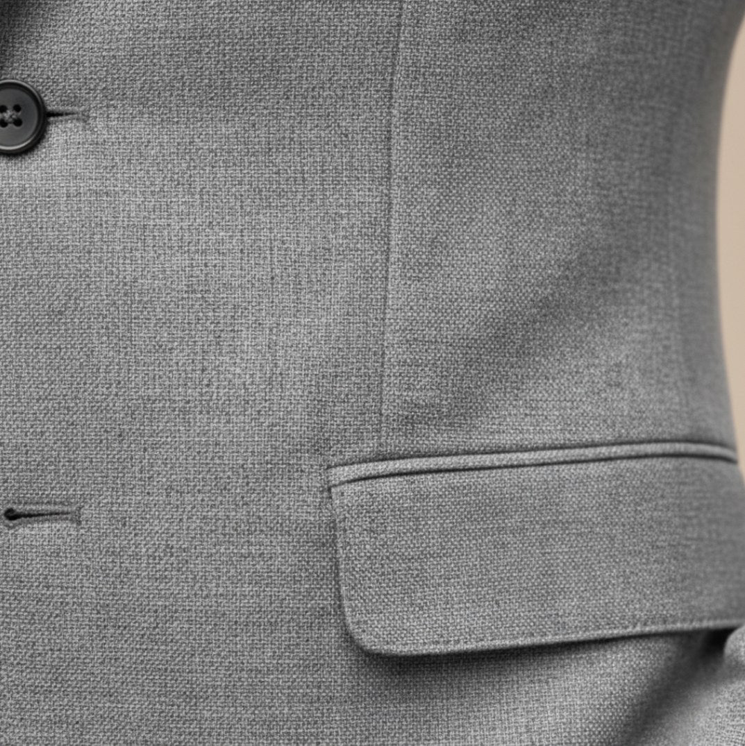 Slim Fit Notch Lapel Blazer