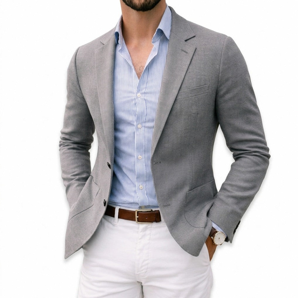 Slim Fit Patch Pocket Blazer