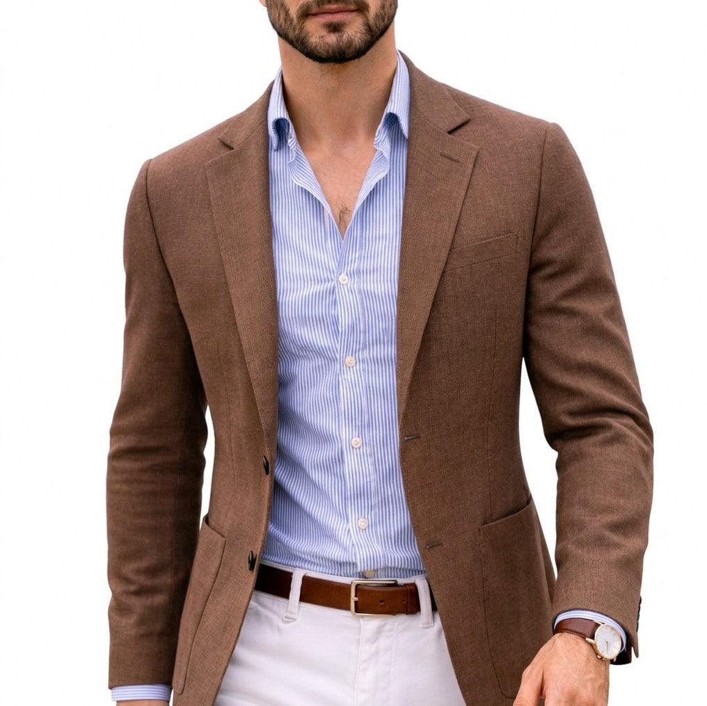 Slim Fit Patch Pocket Blazer