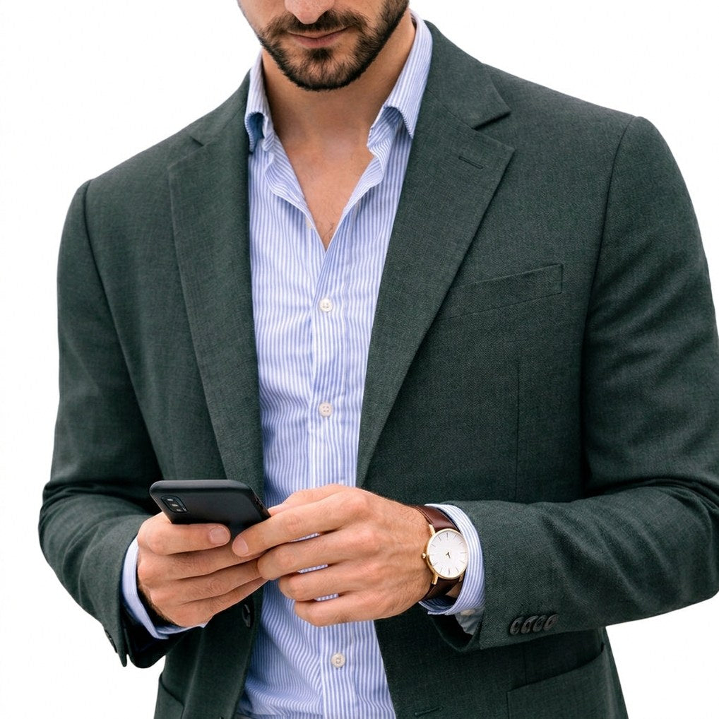 Slim Fit Patch Pocket Blazer