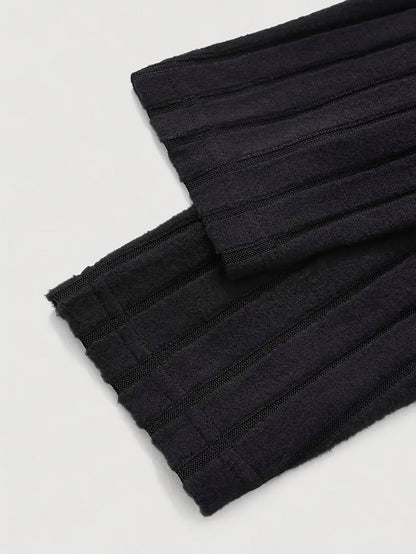 Slim Fit Ribbed Crew Neck Sweater