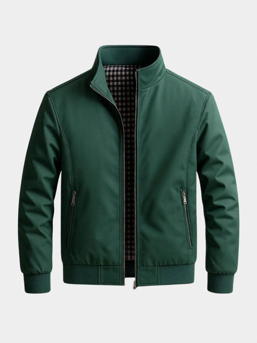 Stand Collar Harrington Bomber Jacket