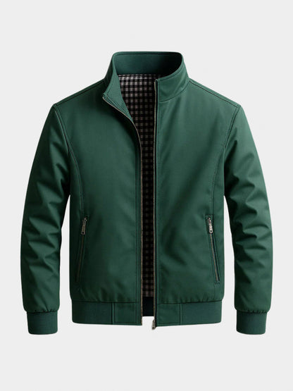 Stand Collar Harrington Bomber Jacket