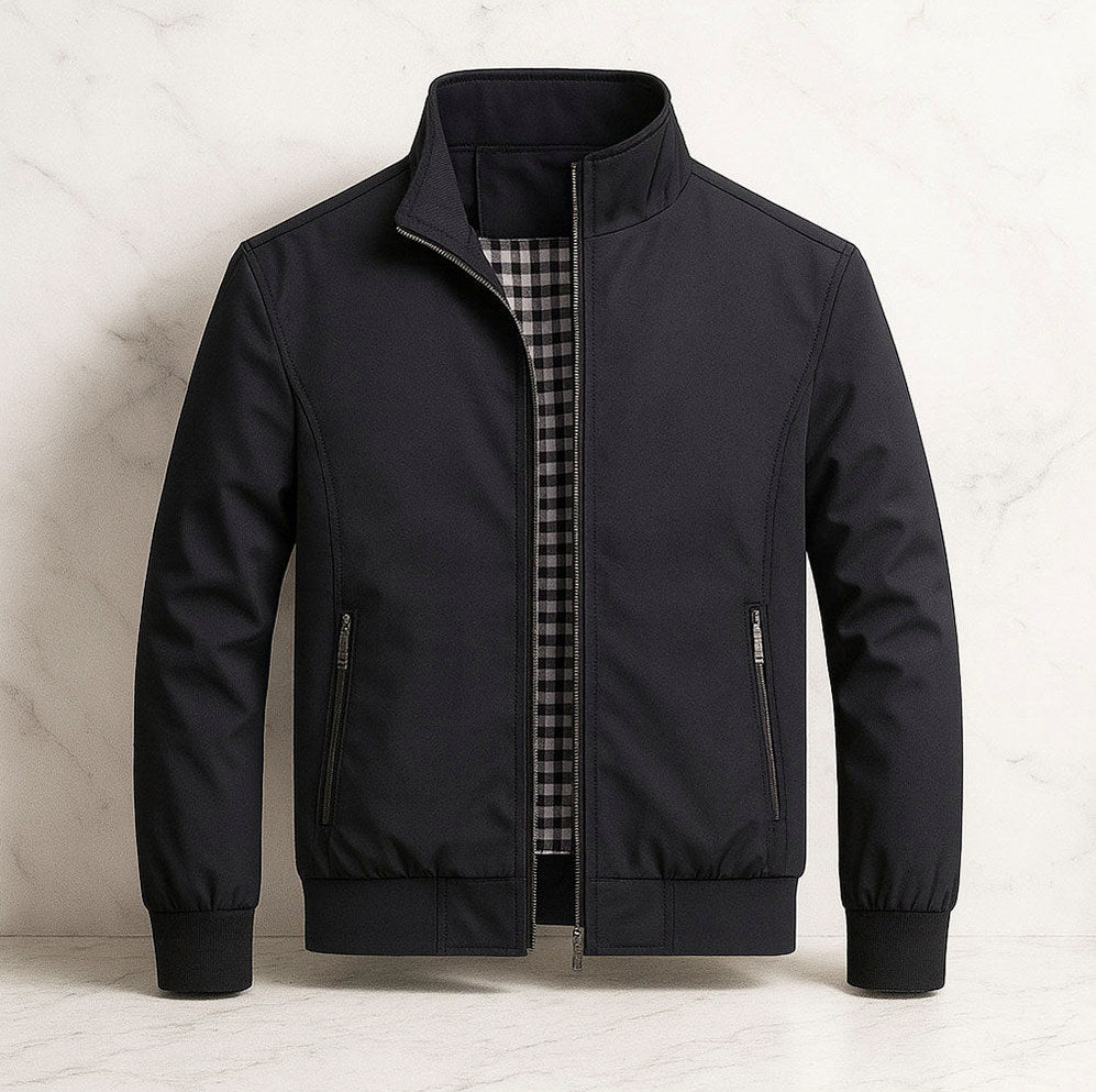 Stand Collar Harrington Bomber Jacket
