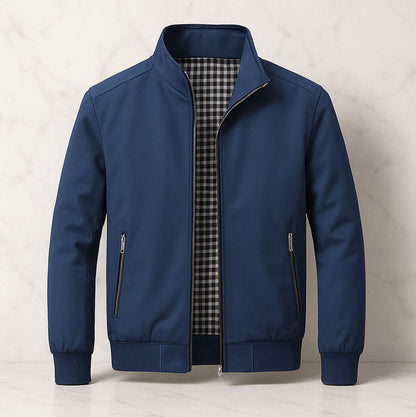 Stand Collar Harrington Bomber Jacket