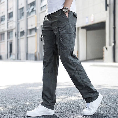 Straight Leg Cargo Pocket Pants