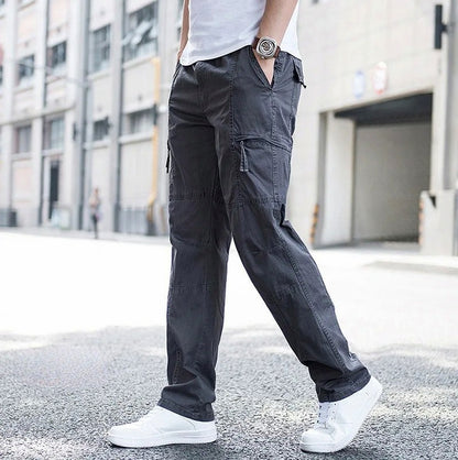 Straight Leg Cargo Pocket Pants