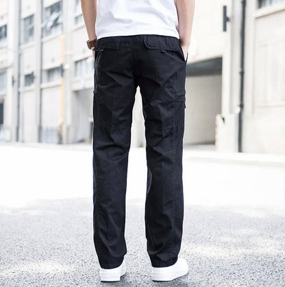 Straight Leg Cargo Pocket Pants