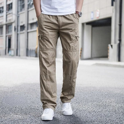Straight Leg Cargo Pocket Pants