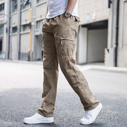 Straight Leg Cargo Pocket Pants