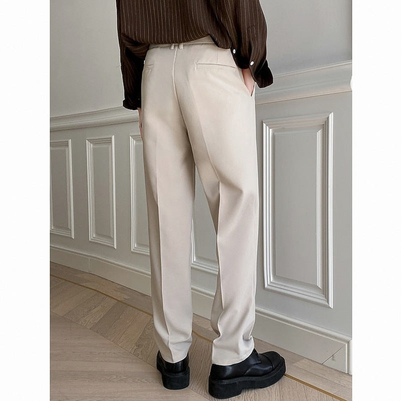 Wide Leg Pleated Dress Pants