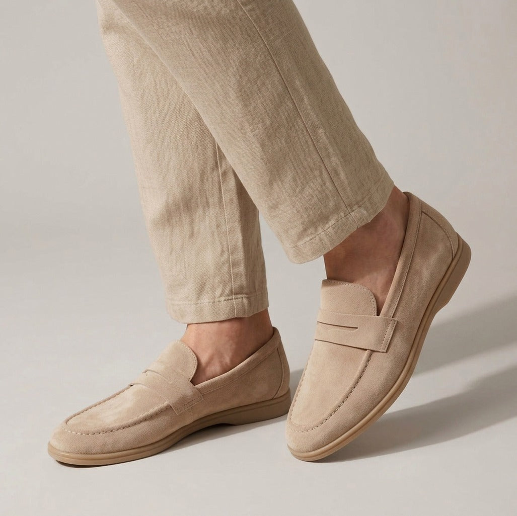Suede Penny Loafers