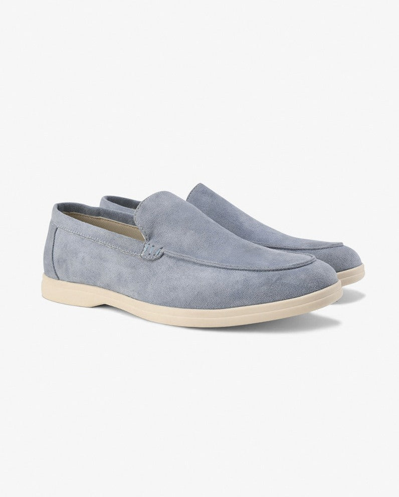 Suede Slip On Loafers