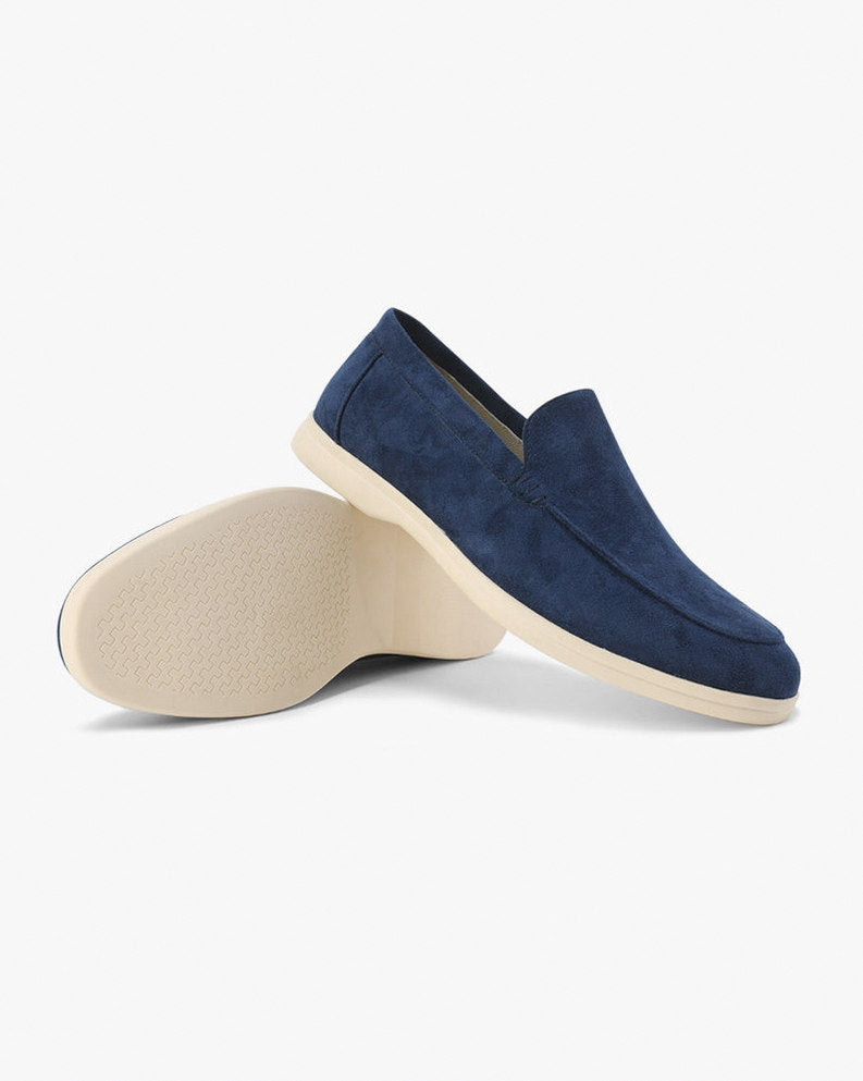 Suede Slip On Loafers