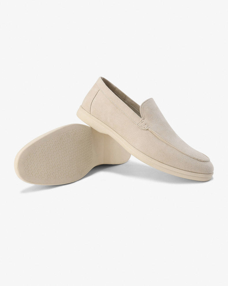 Suede Slip On Loafers
