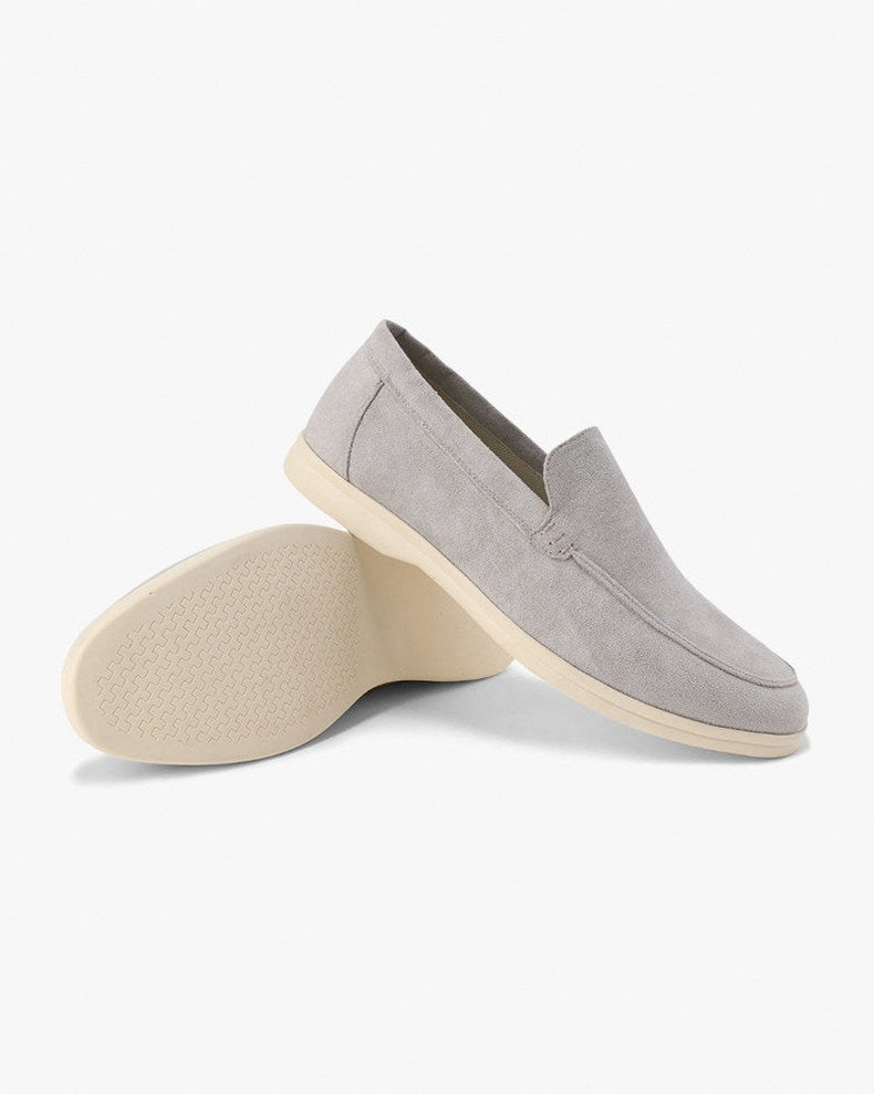 Suede Slip On Loafers