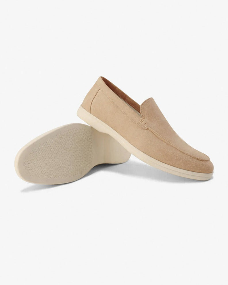 Suede Slip On Loafers