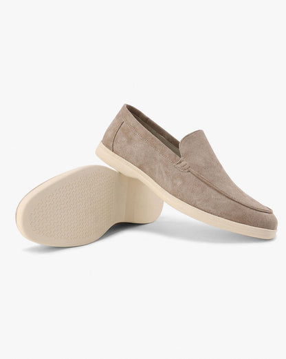 Suede Slip On Loafers
