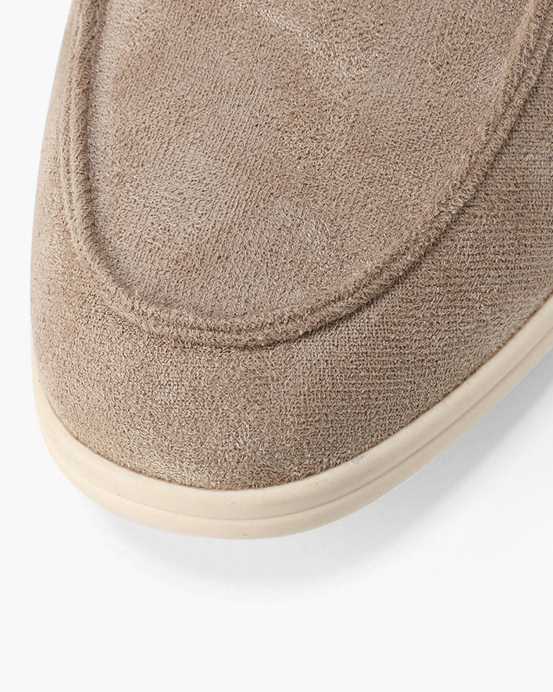Suede Slip On Loafers