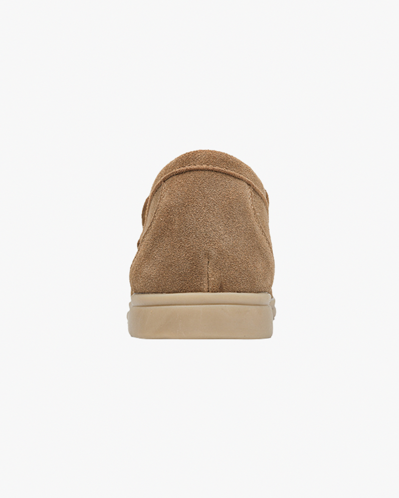 Suede Moc Toe Loafers