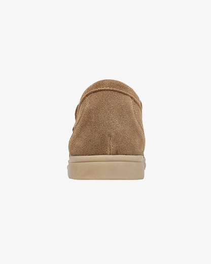 Suede Moc Toe Loafers