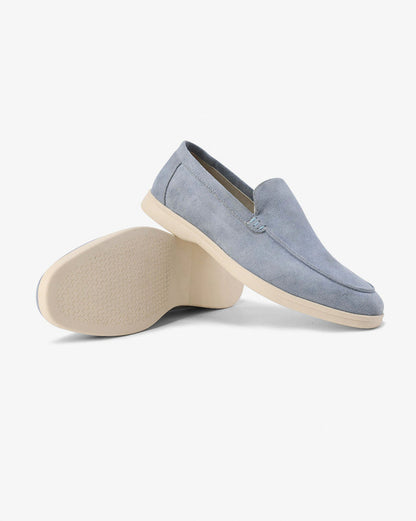 Suede Slip On Loafers