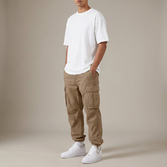 Twill Relaxed Fit Cargo Pants
