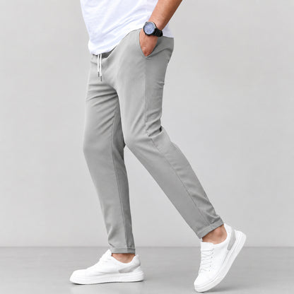 Twill Slim Fit Drawstring Joggers