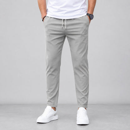 Twill Slim Fit Drawstring Joggers