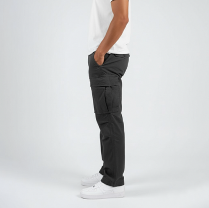 Twill Straight Leg Cargo Pants