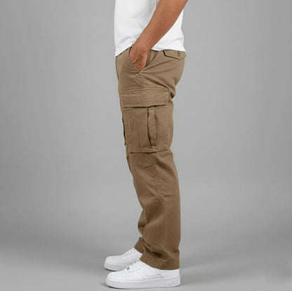 Twill Straight Leg Cargo Pants
