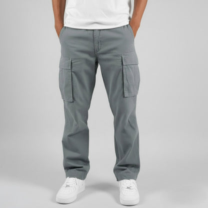 Twill Straight Leg Cargo Pants