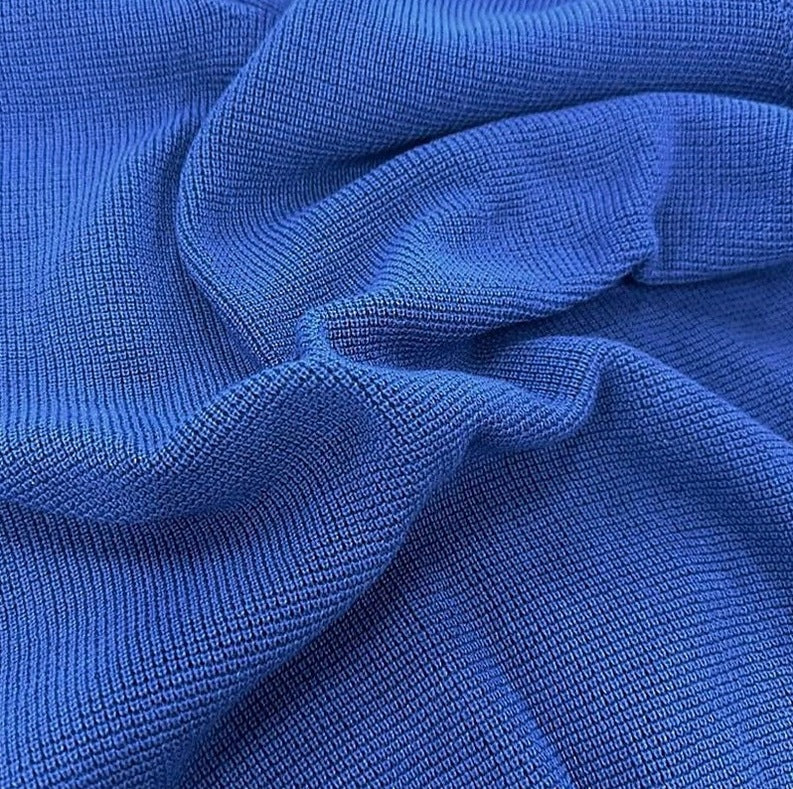 Waffle Knit Stand Collar Sweater
